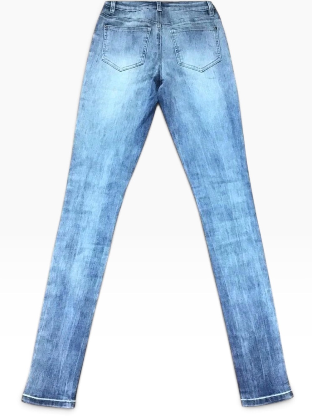 It’s denim Long tall Sally NWT 6 blue vintage wash eco responsible skinny low